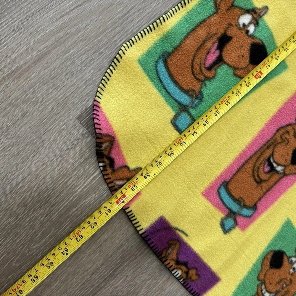 Vintage Scooby Doo Cartoon Network‎ Hanna Barbera Fleece Throw Blanket 45 X 60